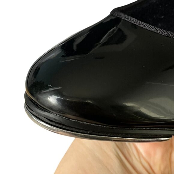 CAPEZIO Tele Tone Tap Dancing Shoes N625 Black Shiny Women's Size 6.5 M - Picture 13 of 16